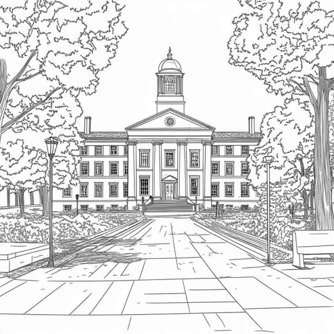 Desenhos da Universidade de Harvard para Imprimir 18 Desenhos da Universidade de Harvard para Imprimir 18