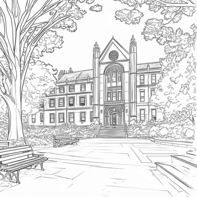 Desenhos da Universidade de Harvard para Imprimir 15 Desenhos da Universidade de Harvard para Imprimir 15