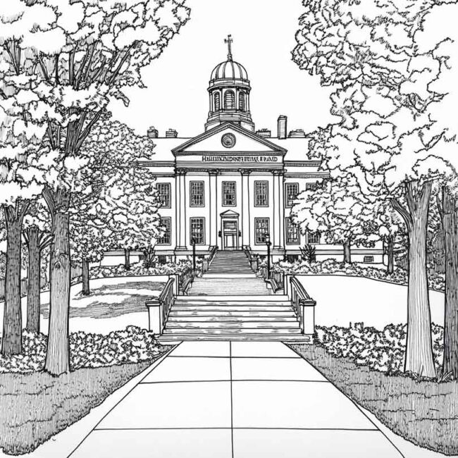 Desenhos da Universidade de Harvard para Imprimir 2 Desenhos da Universidade de Harvard para Imprimir 2