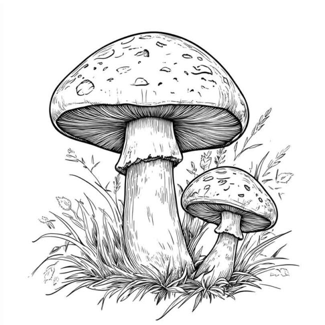 Desenhos da Shitake para Imprimir e Colorir 9