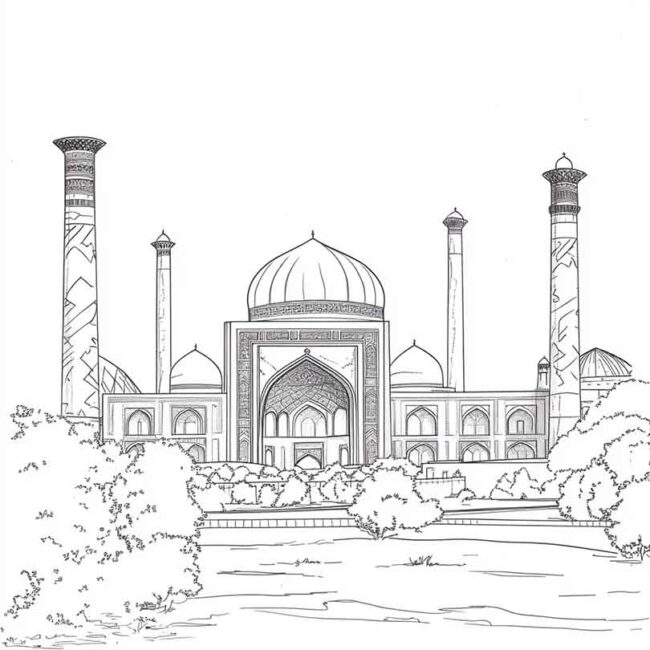 Desenhos da Uzbequistao para Imprimir e Colorir 20 Desenhos da Uzbequistao para Imprimir e Colorir 20