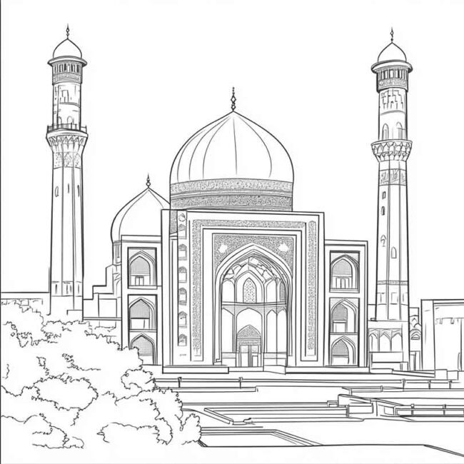 Desenhos da Uzbequistao para Imprimir e Colorir 19 Desenhos da Uzbequistao para Imprimir e Colorir 19