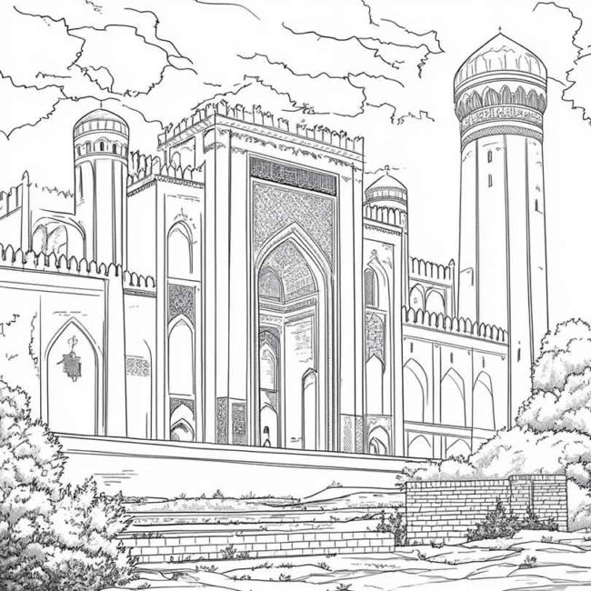 Desenhos da Uzbequistao para Imprimir e Colorir 24 Desenhos da Uzbequistao para Imprimir e Colorir 24