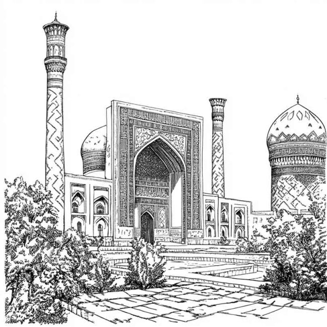 Desenhos da Uzbequistao para Imprimir e Colorir 26 Desenhos da Uzbequistao para Imprimir e Colorir 26