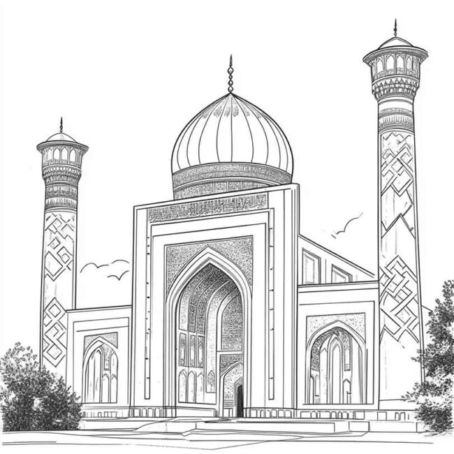 Desenhos da Uzbequistao para Imprimir e Colorir 21 Desenhos da Uzbequistao para Imprimir e Colorir 21