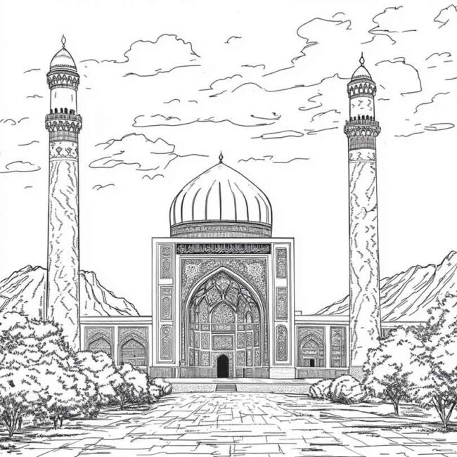 Desenhos da Uzbequistao para Imprimir e Colorir 11 Desenhos da Uzbequistao para Imprimir e Colorir 11