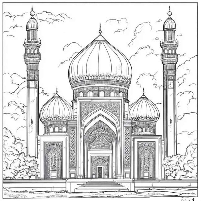 Desenhos da Uzbequistao para Imprimir e Colorir 12 Desenhos da Uzbequistao para Imprimir e Colorir 12