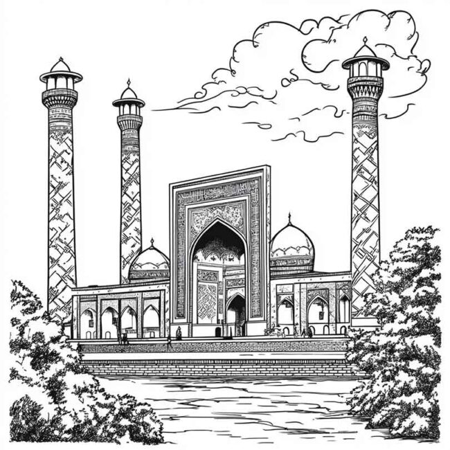 Desenhos da Uzbequistao para Imprimir e Colorir 10 Desenhos da Uzbequistao para Imprimir e Colorir 10