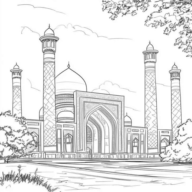 Desenhos da Uzbequistao para Imprimir e Colorir 17 Desenhos da Uzbequistao para Imprimir e Colorir 17
