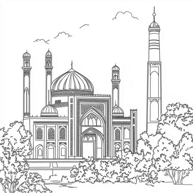 Desenhos da Uzbequistao para Imprimir e Colorir 18 Desenhos da Uzbequistao para Imprimir e Colorir 18
