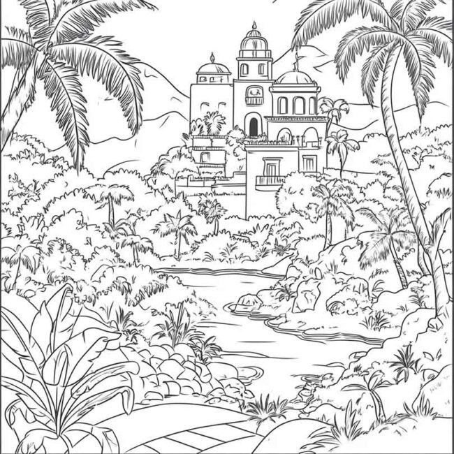 Desenhos da Acapulco para Imprimir e Colorir 22