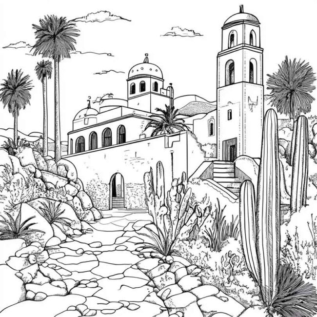 Desenhos da Acapulco para Imprimir e Colorir 21