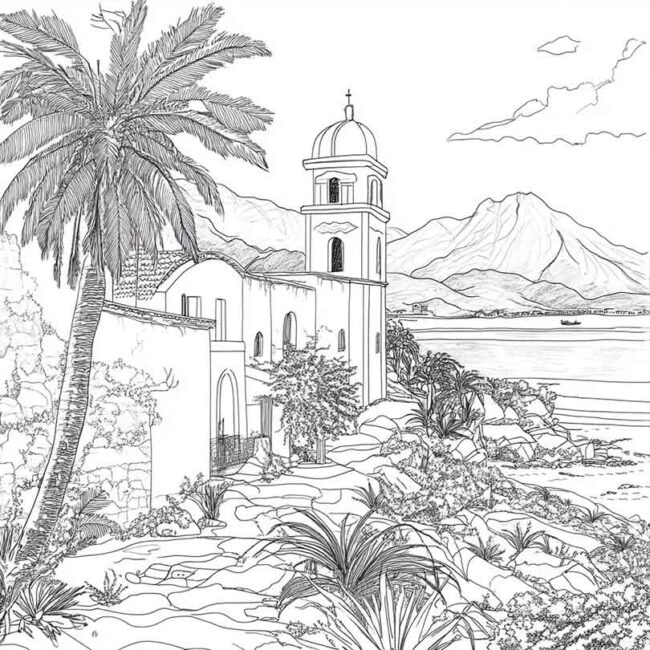 Desenhos da Acapulco para Imprimir e Colorir 17