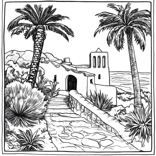 Desenhos da Acapulco para Imprimir e Colorir 20