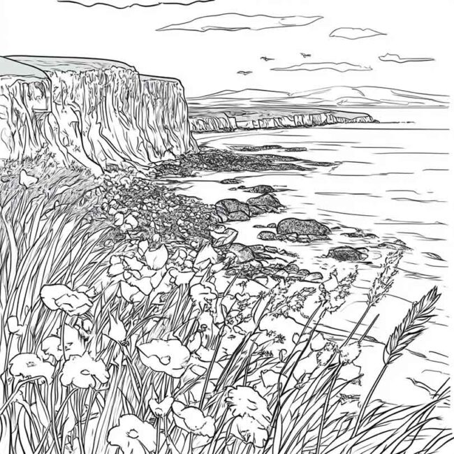 Desenhos da Irlanda do Norte para Imprimir e Colorir 8