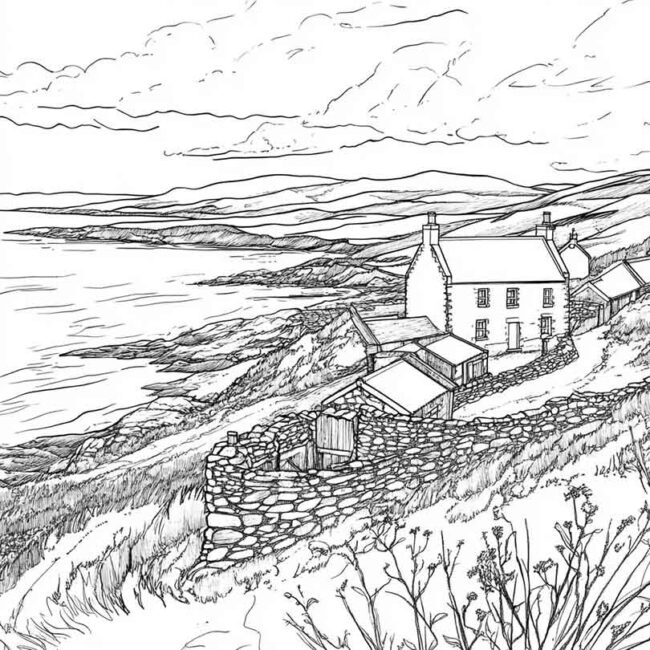 Desenhos da Irlanda do Norte para Imprimir e Colorir 12