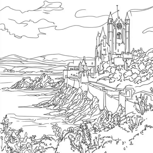 Desenhos da Irlanda do Norte para Imprimir e Colorir 21