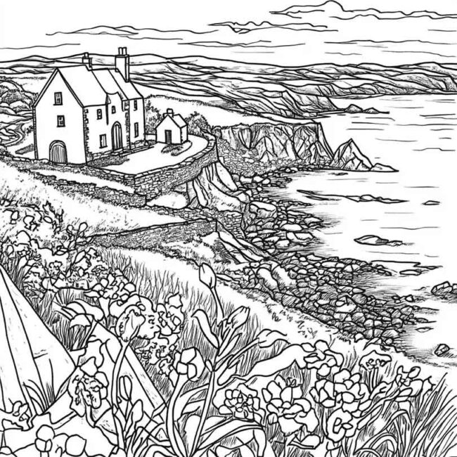 Desenhos da Irlanda do Norte para Imprimir e Colorir 3