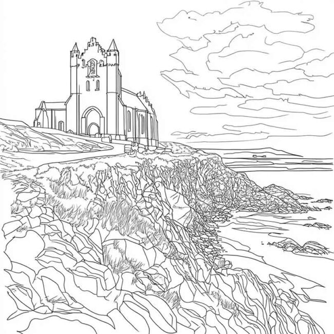 Desenhos da Irlanda do Norte para Imprimir e Colorir 18