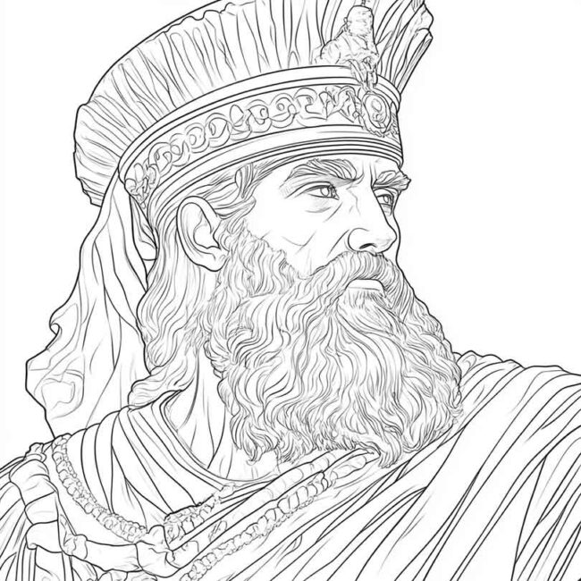 Desenhos de Nabucodonosor para Imprimir e Colorir 8 Desenhos de Nabucodonosor para Imprimir e Colorir 8