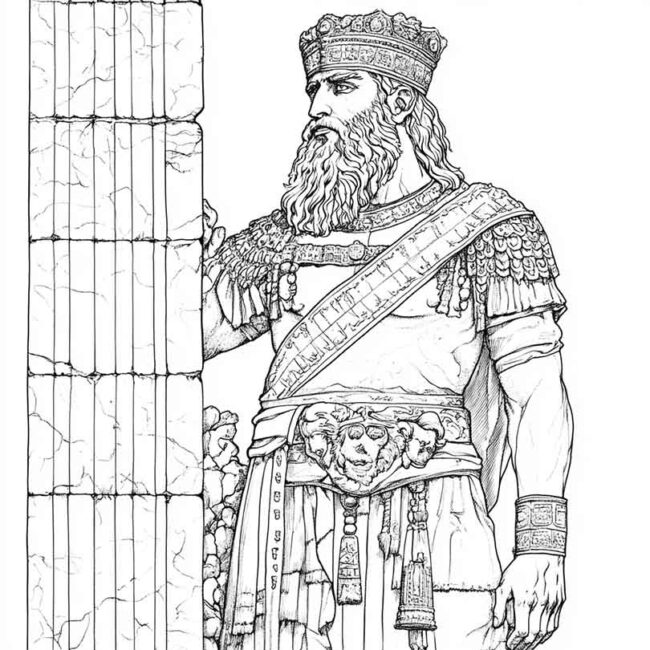 Desenhos de Nabucodonosor para Imprimir e Colorir 9 Desenhos de Nabucodonosor para Imprimir e Colorir 9