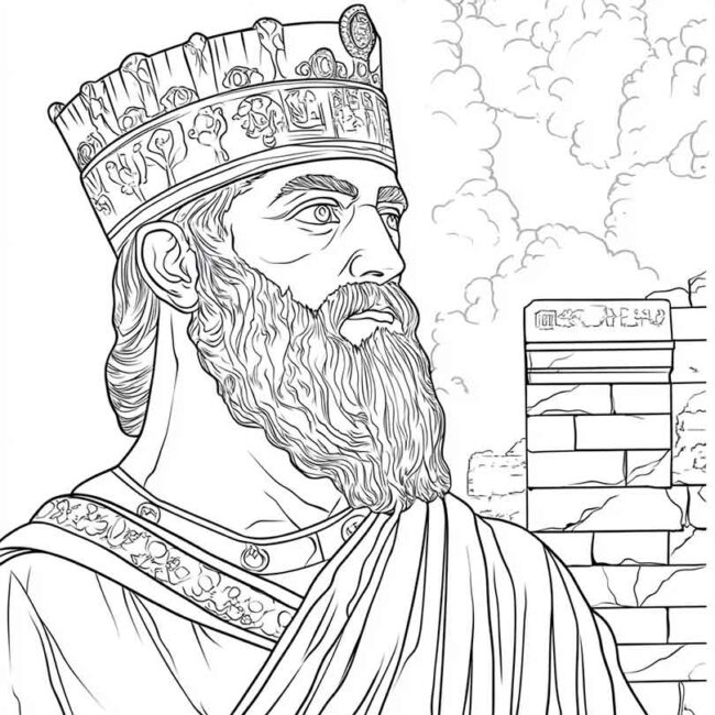 Desenhos de Nabucodonosor para Imprimir e Colorir 14 Desenhos de Nabucodonosor para Imprimir e Colorir 14