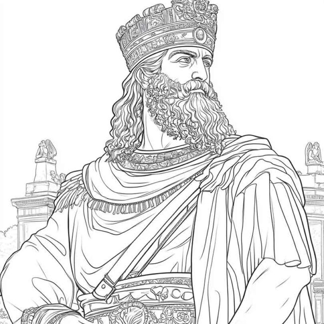 Desenhos de Nabucodonosor para Imprimir e Colorir 13 Desenhos de Nabucodonosor para Imprimir e Colorir 13