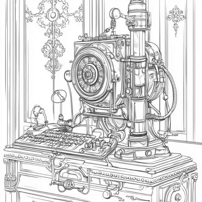 desenhos de telegrafo para imprimir e colorir pintar png 12