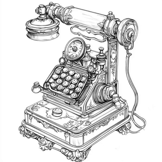 desenhos de telegrafo para imprimir e colorir pintar png 11