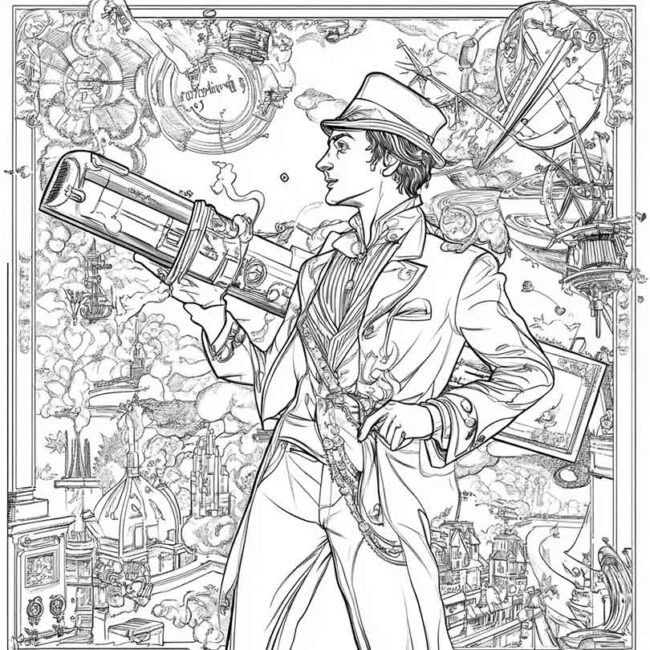 desenhos de telegrafo para imprimir e colorir pintar png 2