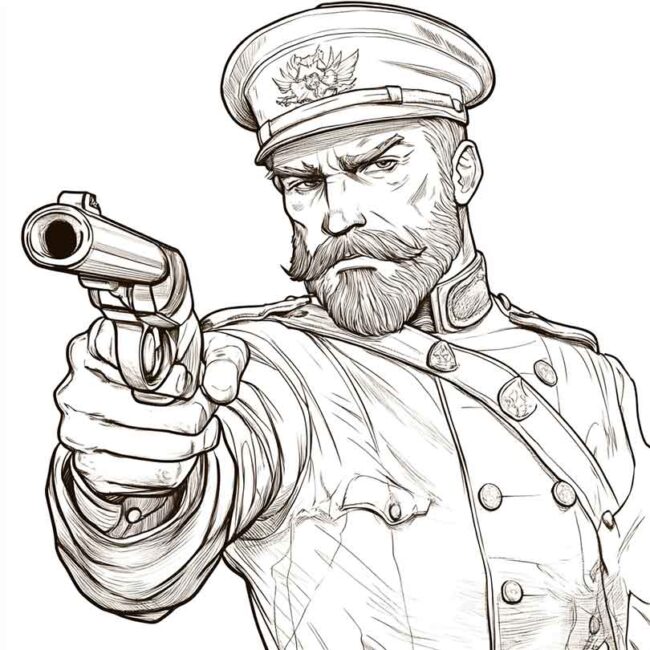 desenhos de tenente para imprimir e colorir pintar png 6