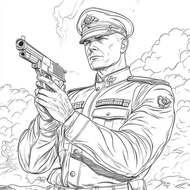 desenhos de tenente para imprimir e colorir pintar png 5