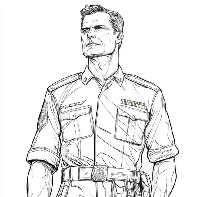 desenhos de tenente para imprimir e colorir pintar png 13