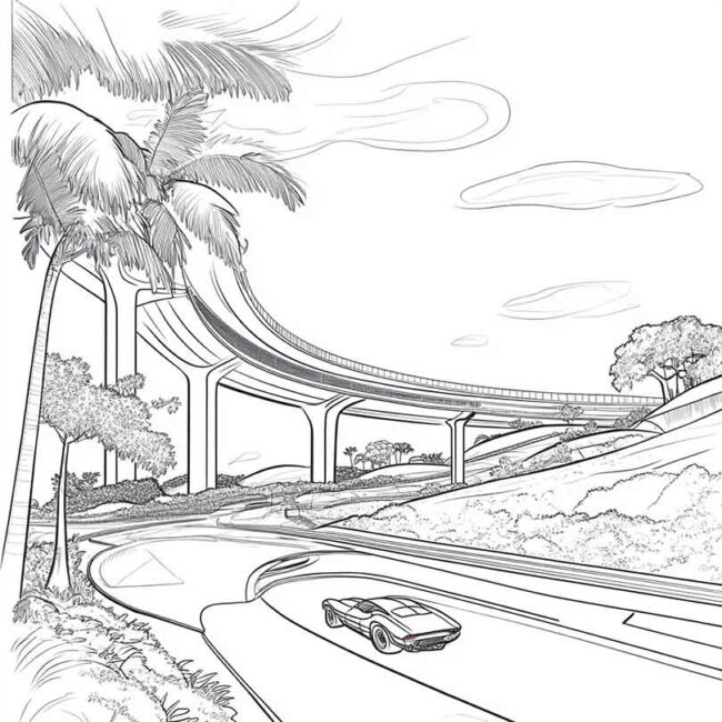 Desenhos do Autodromo de Interlagos para Imprimir e Colorir 12