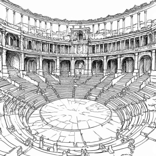 Desenhos de Hipodromo para Imprimir e Colorir 7