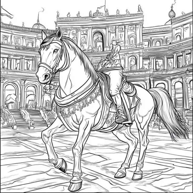 Desenhos de Hipodromo para Imprimir e Colorir 36