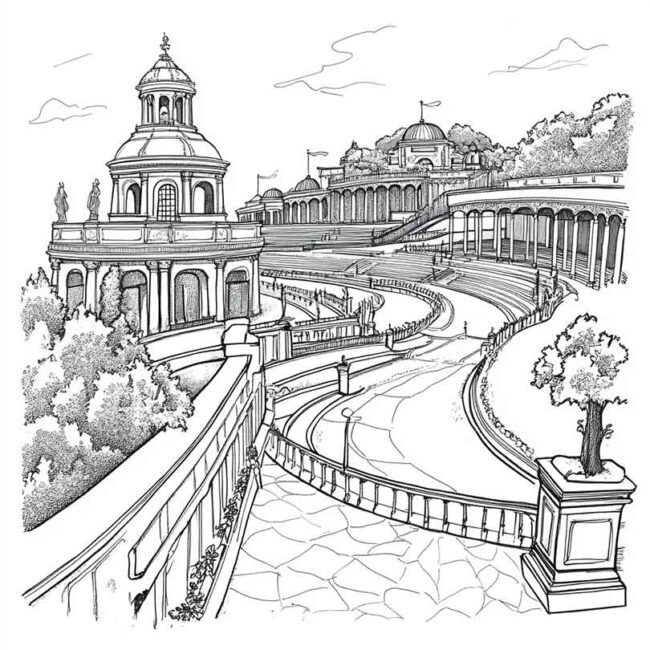 Desenhos de Hipodromo para Imprimir e Colorir 33