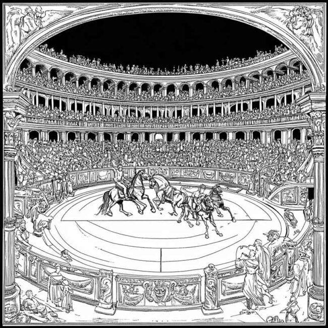 Desenhos de Hipodromo para Imprimir e Colorir 2