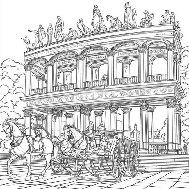 Desenhos de Hipodromo para Imprimir e Colorir 17