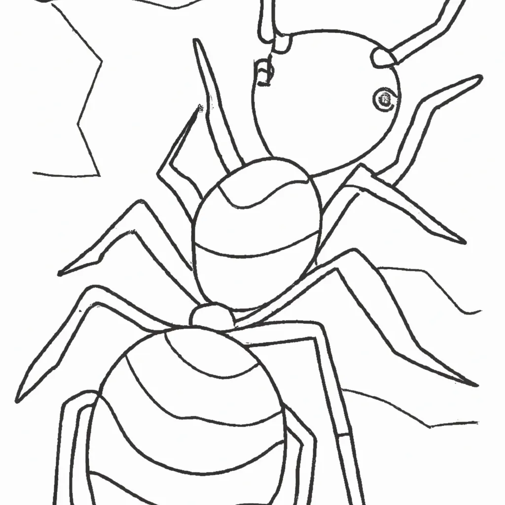 desenhos formigas leao imprimir colorir 9