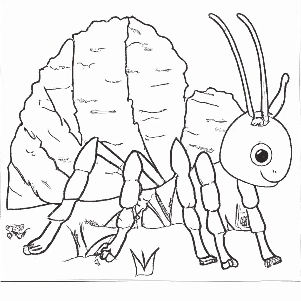 desenhos formigas leao imprimir colorir 13