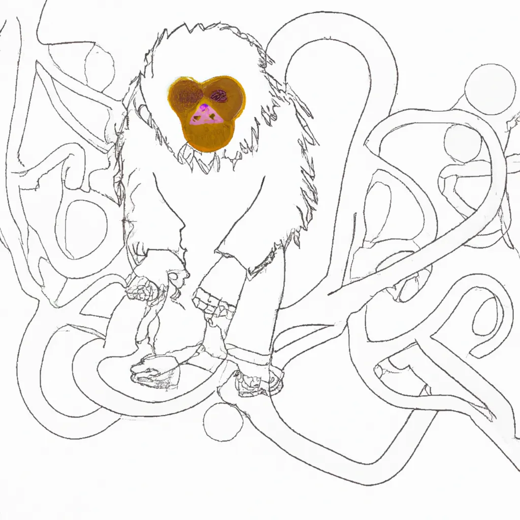 desenhos mico leao dourado imprimir colorir 1