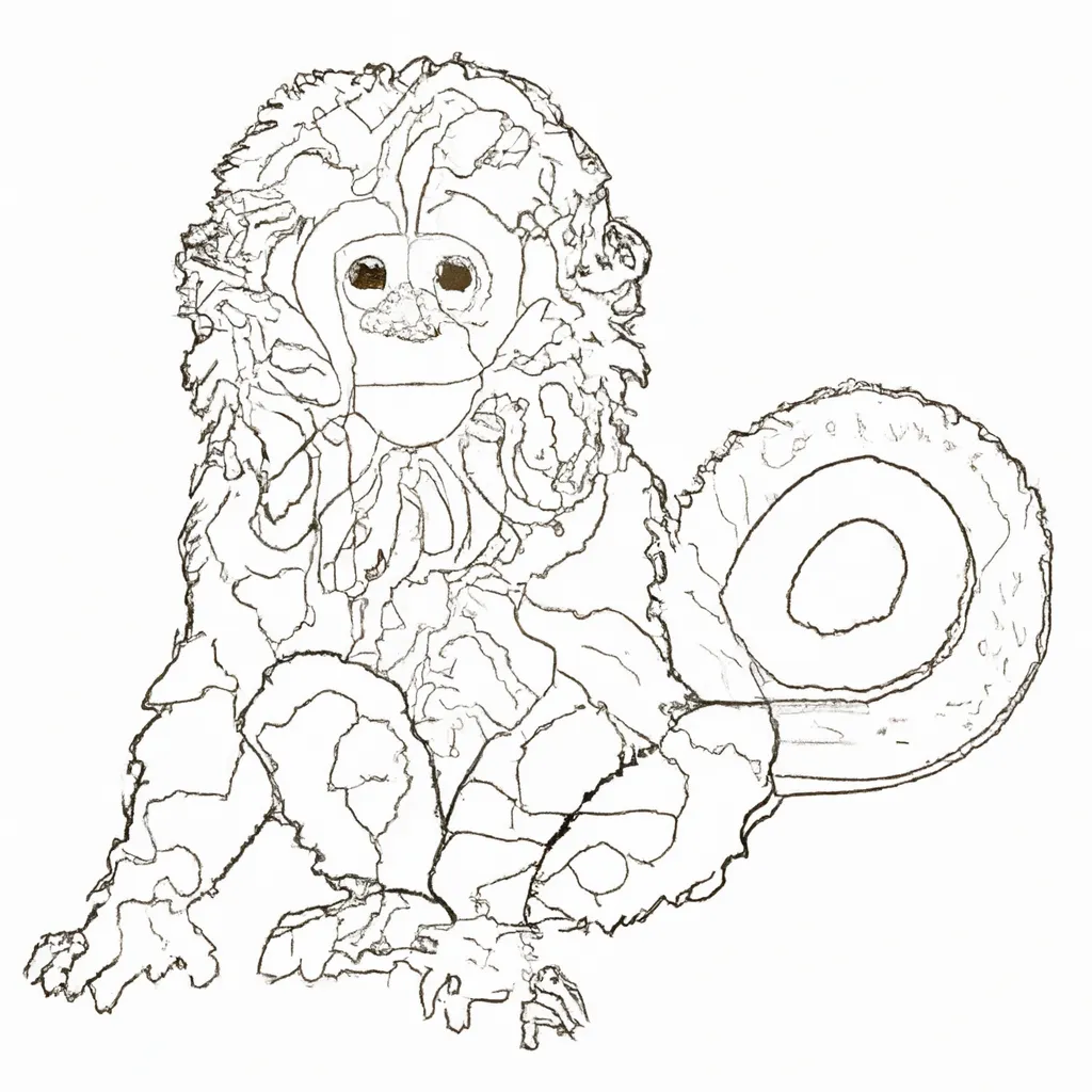 desenhos mico leao dourado imprimir colorir 4