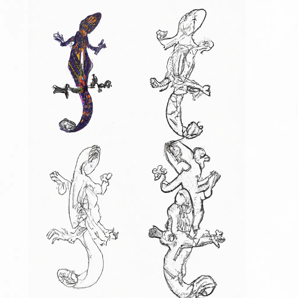 desenhos salamandras fogo imprimir colorir 12