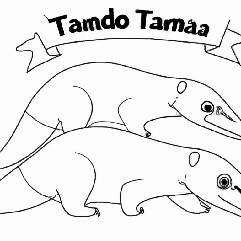 desenhos tamanduas bandeira imprimir colorir