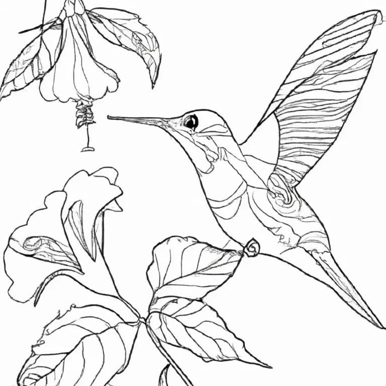 desenhos beija flores rubi imprimir colorir