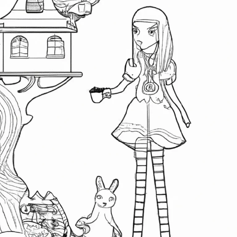 desenhos alice pais maravilhas imprimir colorir