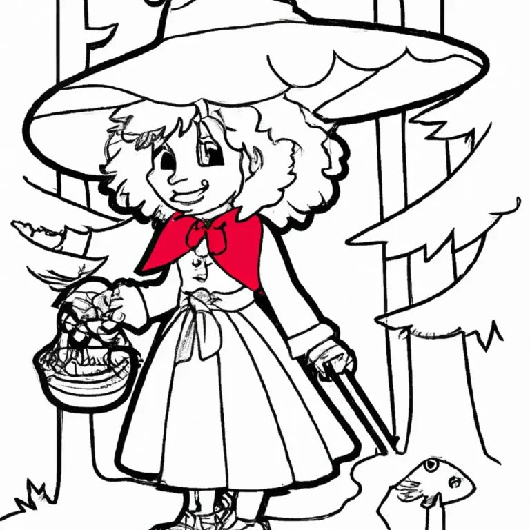 desenhos misteriosa chapeuzinho vermelho imprimir colorir