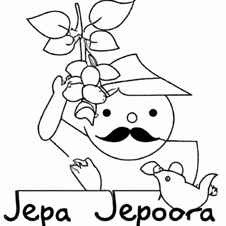 desenhos dedicado joao pe feijao imprimir colorir