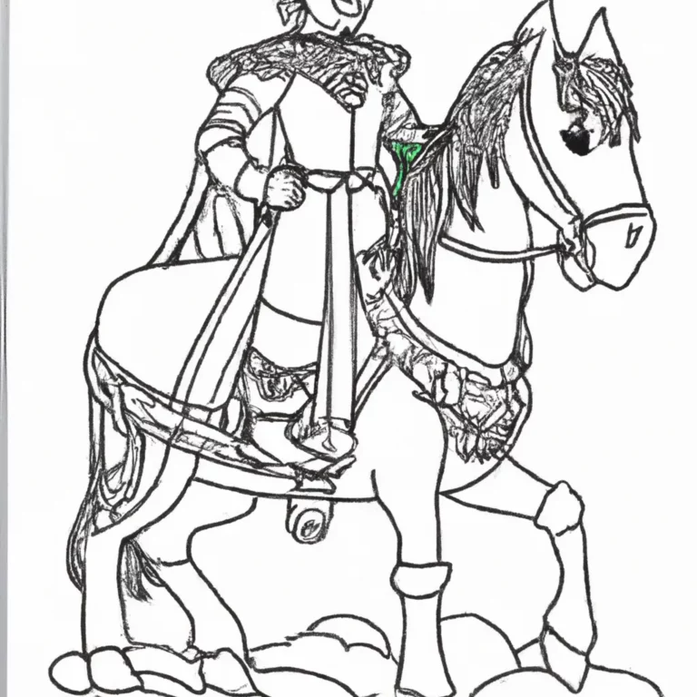 desenhos incrivel rei arthur imprimir colorir
